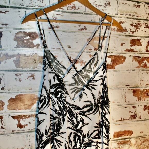 Onia Audrey Cover-Up Slip Dress Black and White - Picture 8 of 8